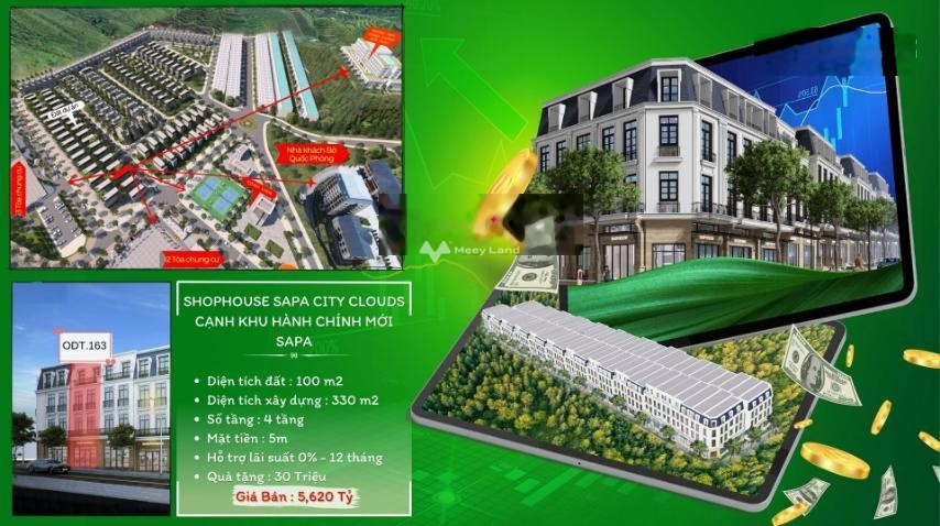 Giá chỉ 5.4 tỷ bán căn hộ với diện tích tiêu chuẩn 100m2 vị trí tốt đặt nằm ngay Điện Biên Phủ, Sa Pa-01