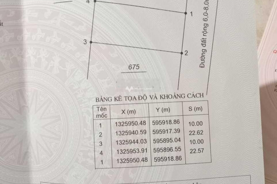 Nằm trong mức 1.4 tỷ bán đất diện tích thực như trên hình 225m2 vị trí tốt ngay Nguyễn Công Trứ, Cam Lâm, hướng Đông-01