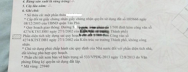 Diện tích 100m2 bán nhà ở vị trí đẹp tại Tân Phú, Hồ Chí Minh tổng quan bao gồm 3 phòng ngủ 3 WC hãy nhấc máy gọi ngay-03
