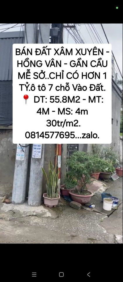 Bán đất huyện Hoài Đức thành phố Hà Nội giá 1.0 tỷ-2