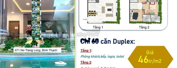 Bán ngay với giá thực tế chỉ 5 tỷ, bán căn hộ diện tích chung 100m2 tọa lạc ngay tại Nơ Trang Long, Hồ Chí Minh liên hệ chính chủ-02