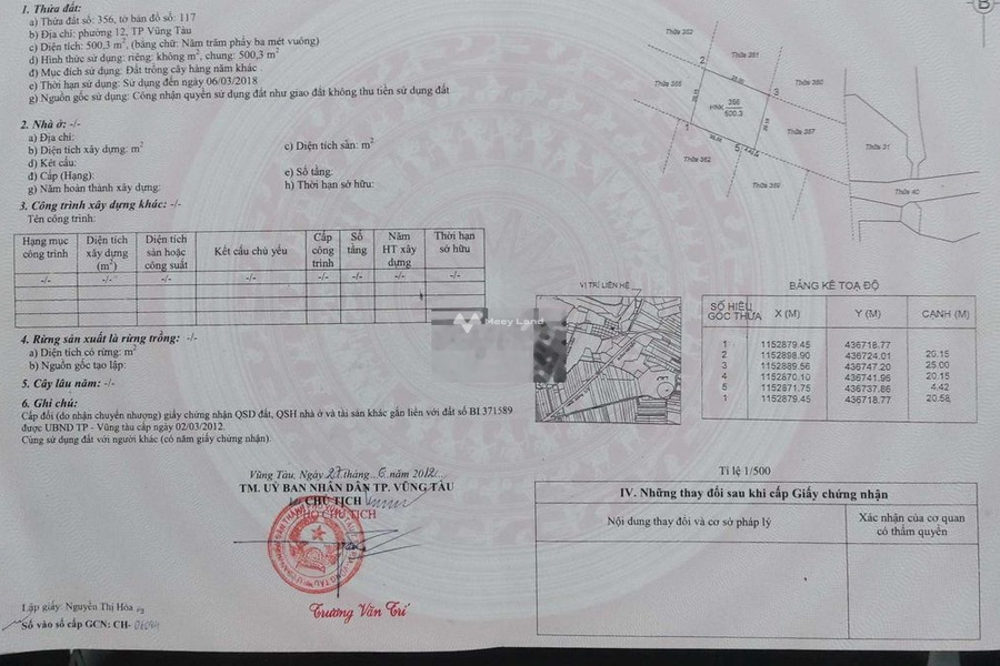 Tọa lạc tại Võ Văn Kiệt, Phường 12 bán đất, giá khởi đầu từ 1.1 tỷ, hướng Tây Nam có diện tích rộng 100m2-01