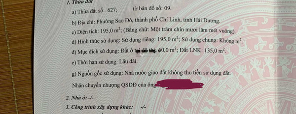 Bán đất tọa lạc tại Lê Hồng Phong, Chí Linh. Diện tích 195m2-02