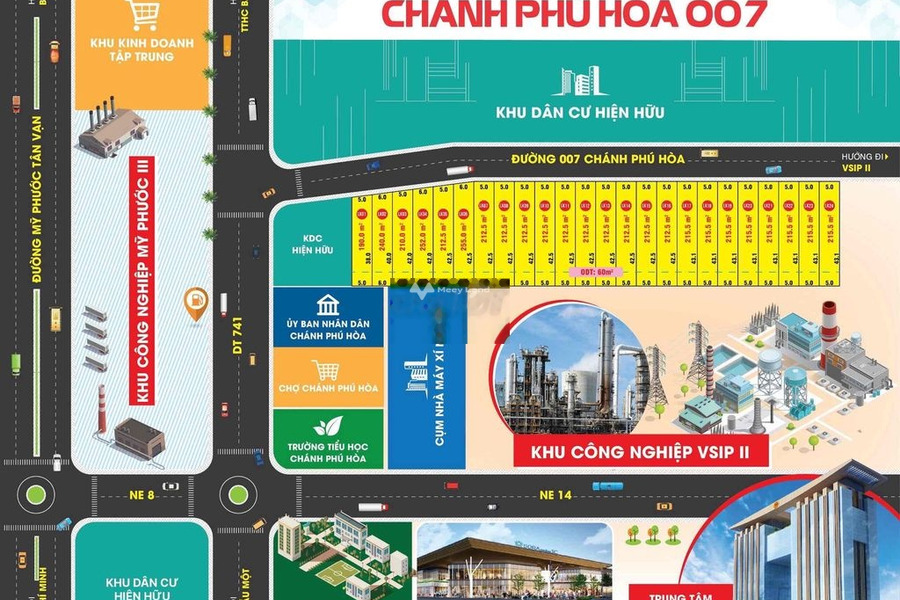 Chánh Phú Hòa, Bến Cát bán đất giá êm 580 triệu diện tích chung 2125m2-01