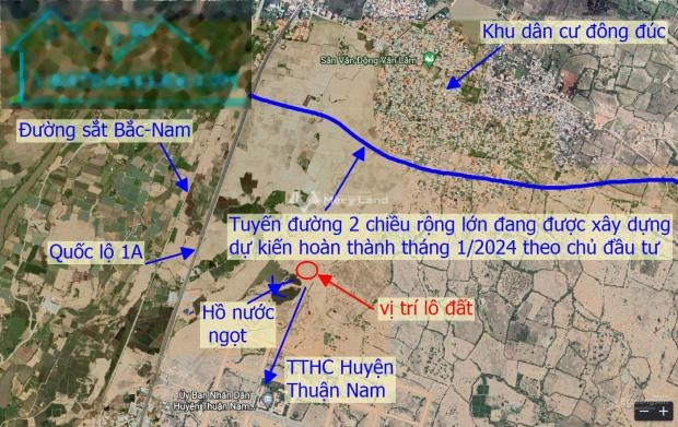 Giá 598.8 tỷ bán đất diện tích dài 1200m2 vị trí đẹp ngay tại Thuận Nam, Ninh Thuận