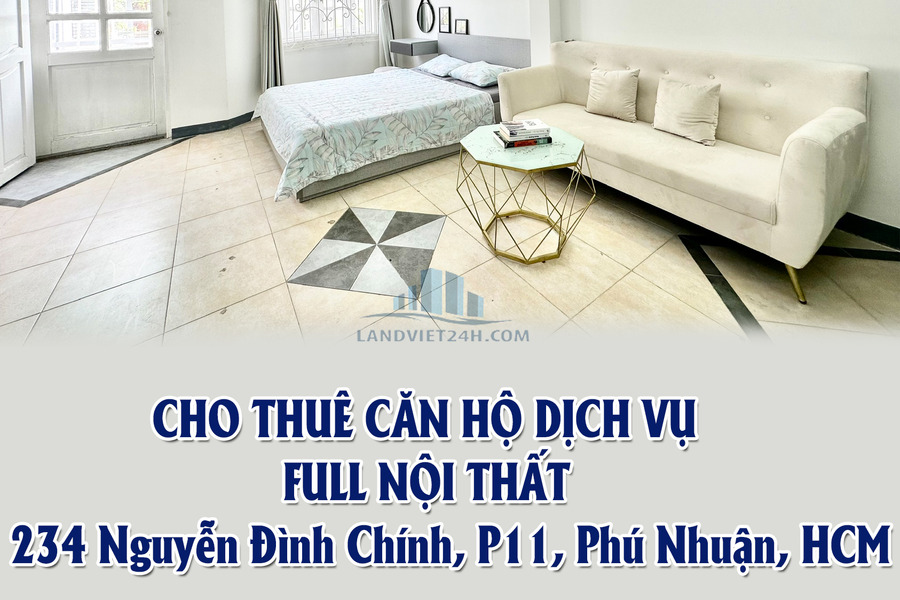 Cho thuê căn hộ dịch vụ full nội thất hot nhất khu vực Nguyễn Đình Chính, Phường 11, Phú Nhuận-01