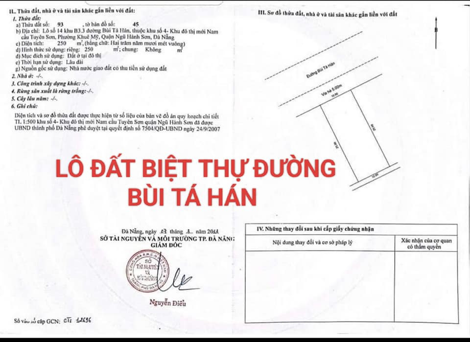 Bán đất quận Ngũ Hành Sơn thành phố Đà Nẵng giá 16.0 tỷ-1