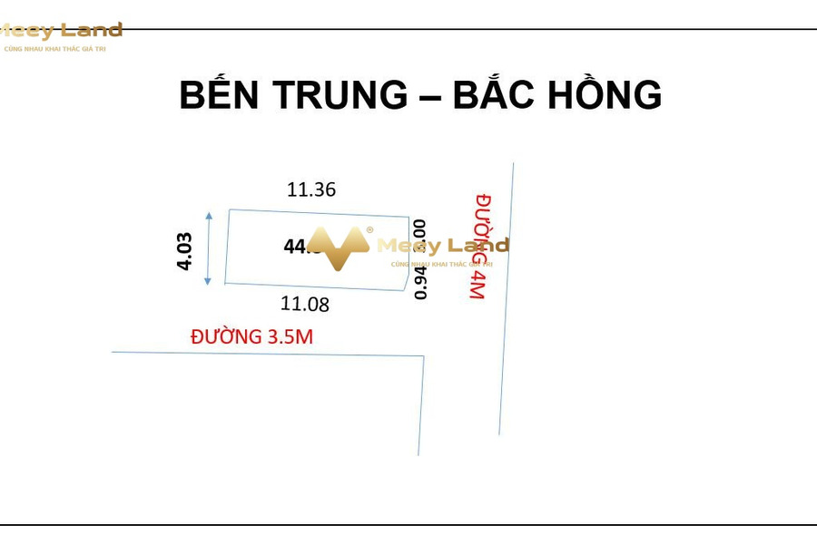 Nằm trong mức 1.3 tỷ bán đất có diện tích chung 44.8m2 vị trí mặt tiền ở Xã Bắc Hồng, Hà Nội, hướng Đông Nam-01