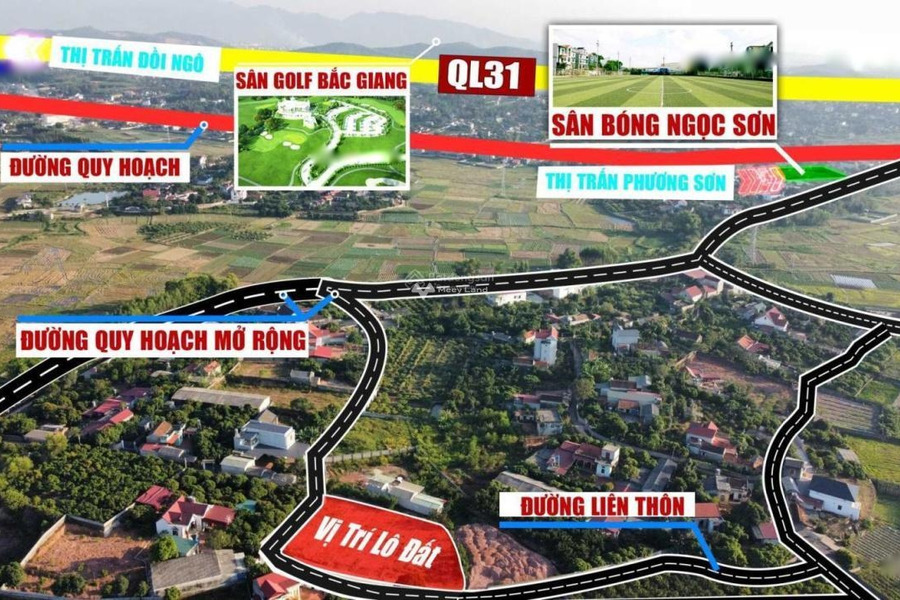 Đang cần rất nhiều tiền bán đất Lục Nam, Bắc Giang giá phải chăng chỉ 360 triệu có diện tích quy ước 270m2-01