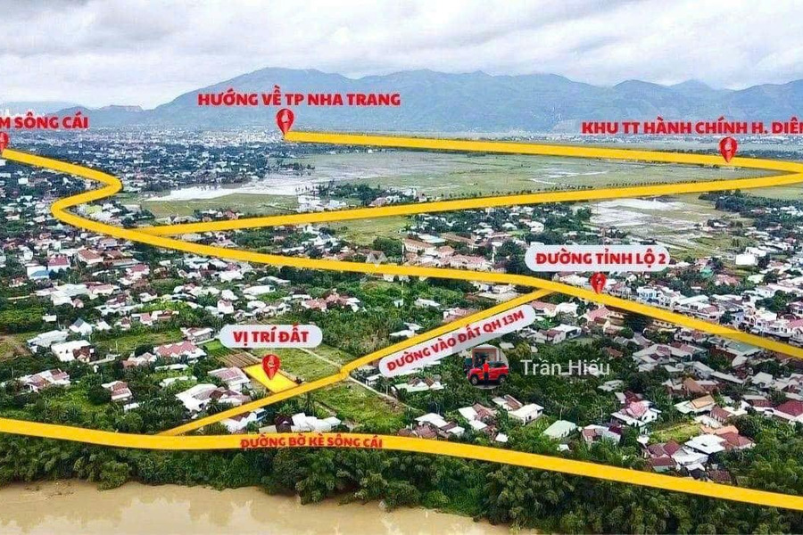 Vị trí mặt tiền gần Tỉnh Lộ 2, Diên Khánh bán đất, giá chỉ từ chỉ 3.9 tỷ, hướng Tây có diện tích gồm 641m2-01