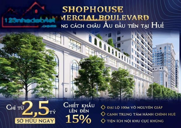 Nhà có 3 phòng ngủ bán nhà bán ngay với giá ngạc nhiên chỉ 2.5 tỷ có diện tích chung là 126m2 vị trí mặt tiền nằm ngay Huế, Thừa Thiên Huế