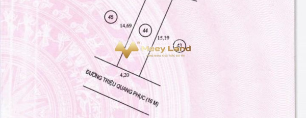 2.41 tỷ bán đất diện tích chuẩn là 62.7 m2 vị trí đẹp gần Đường Triệu Quang Phục, Nha Trang, hướng Tây Nam-02