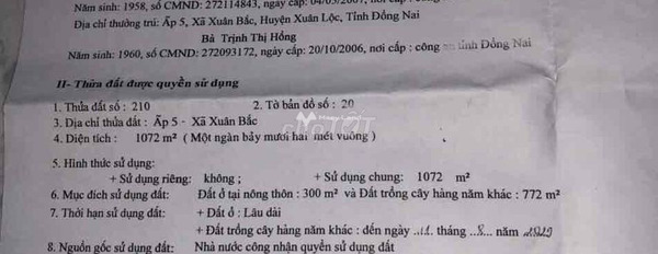 Từ 5.3 tỷ bán đất diện tích chung 1067m2 vị trí thuận lợi tọa lạc ở Xuân Lộc, Đồng Nai-03