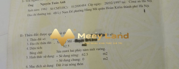 Vị trí mặt tiền nằm ở Tây Mỗ, Hà Nội bán đất, giá mua liền tay 2.5 tỷ diện tích thực dài 63m2-02