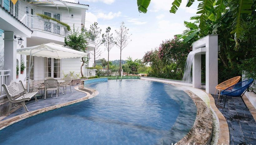 Cho thuê Villa VIP 82 (4,5tr) – Villa Flamingo Đại Lải Vip Sân vườn rộng