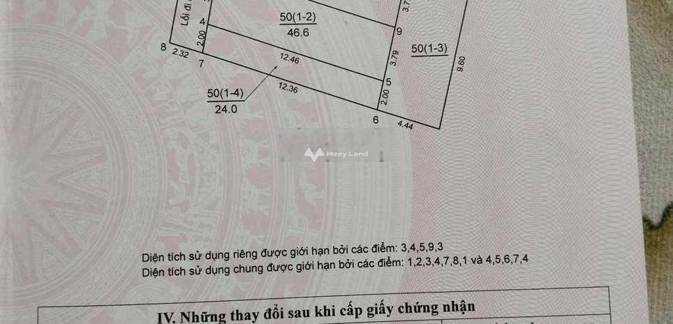 Bán mảnh đất, giá bán phải chăng 1.73 tỷ Diện tích đất 46m2