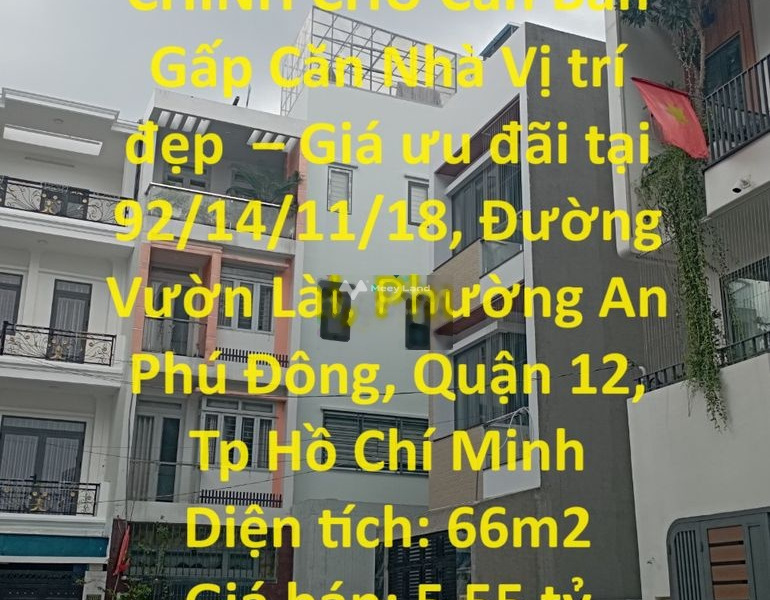 Nhà 4 PN bán nhà ở có diện tích 66m2 bán ngay với giá chính chủ 5.55 tỷ vị trí đặt tọa lạc ngay An Phú Đông, Hồ Chí Minh, hướng Nam-01