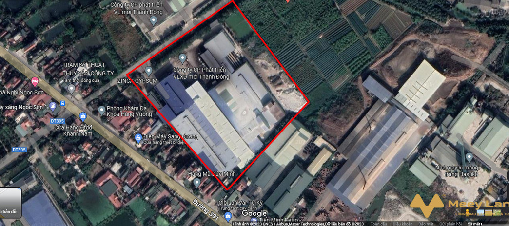 Bán đất cụm công nghiệp đã có nhà xưởng tại tỉnh Hải Dương