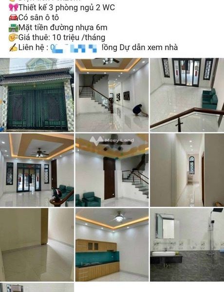Nhà có tổng cộng 3 phòng ngủ, cho thuê nhà, giá thuê mua ngay 10 triệu/tháng diện tích gồm 125m2 mặt tiền nằm ở Nguyễn Đức Thuận, Bình Dương-01