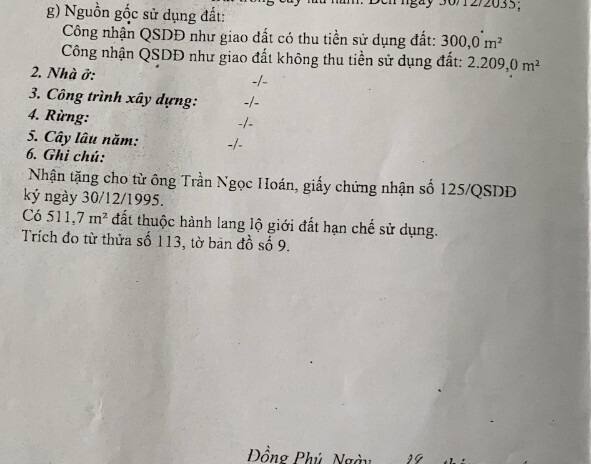 Tôi cần bán nhà gắn liền với đất tại Bình Phước