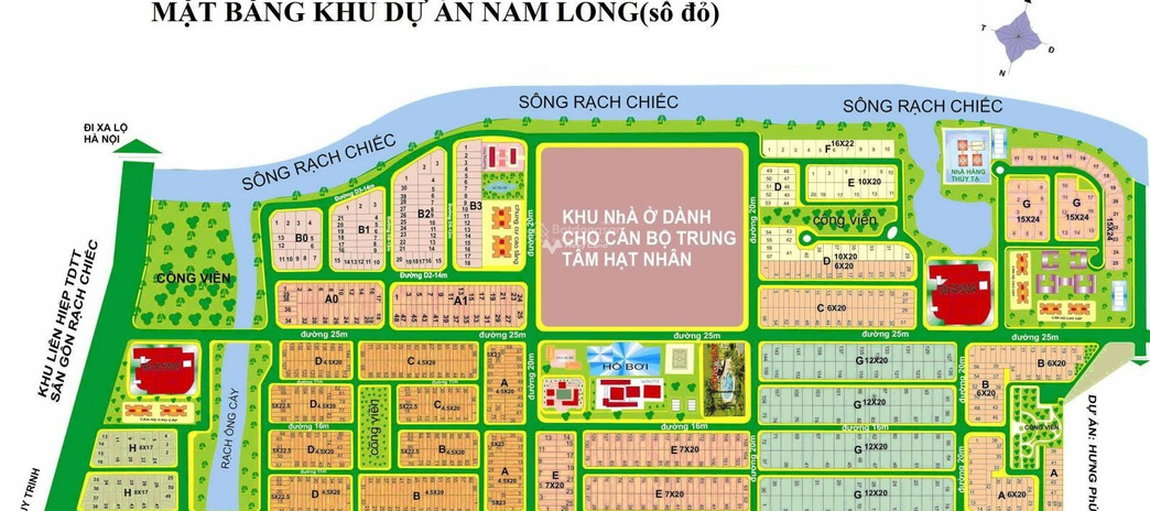 Nam Long Phước Long B, Hồ Chí Minh bán đất giá ngạc nhiên chỉ 11.9 tỷ, hướng Tây - Bắc có một diện tích sàn 140m2