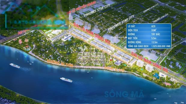 Giá cạnh tranh chỉ 1.9 tỷ bán đất diện tích rất rộng 55m2 vị trí đẹp ngay tại Thanh Hóa, Thanh Hóa, hướng Tây Bắc-01