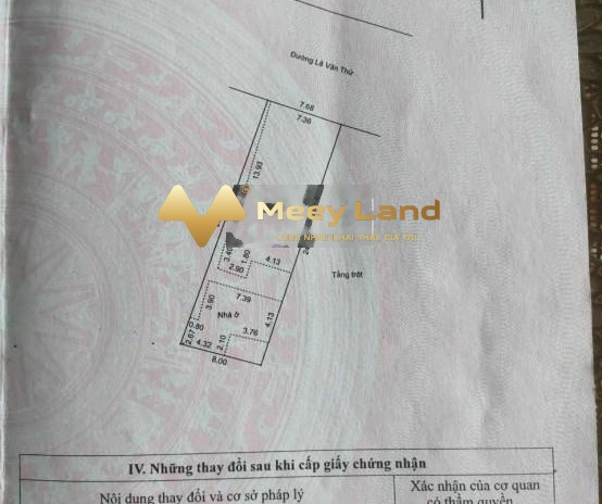 Giá siêu mềm 9.4 tỷ bán đất với tổng dt 196 m2 vị trí mặt tiền tọa lạc ngay tại Đường Lê Văn Thứ, Quận Sơn Trà
