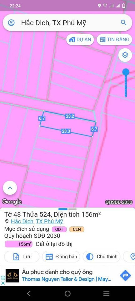 Bán đất thị xã Phú Mỹ tỉnh Bà Rịa - Vũng Tàu giá 1.3 tỷ-3