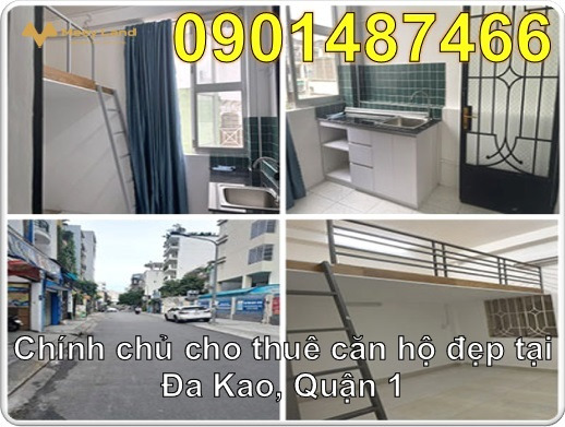 Chính chủ cho thuê căn hộ đẹp tại Đa Kao, Quận 1