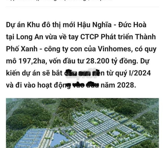 Ngay ở Đức Hòa, Long An bán nhà giá bán đàm phán 1.1 tỷ có diện tích chính 100m2 trong căn này thì gồm 1 PN vào ở ngay-01