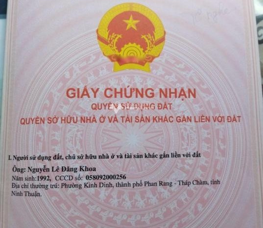 Giá bán cực mềm từ 1.9 tỷ bán đất diện tích rộng lớn 240m2 mặt tiền nằm ngay ở Ninh Hải, Ninh Thuận