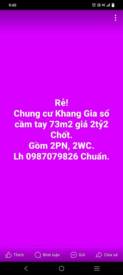 Bán căn hộ chung cư quận Gò Vấp thành phố Hồ Chí Minh giá 2.25 tỷ-1