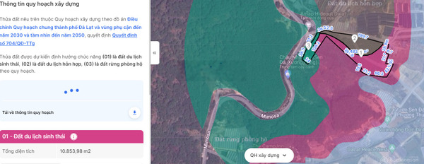 Bán 5.35 sào đất du lịch sinh thái viền hồ Mimosa, P10, Đà Lạt, giá rất tốt 7.5 tỷ -03