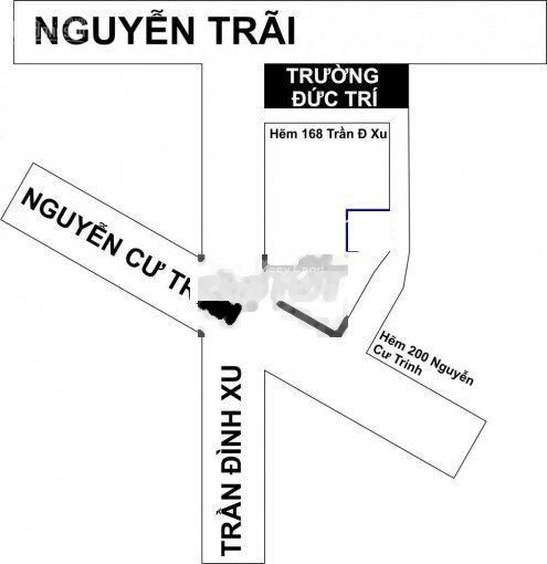 Với diện tích chuẩn 36m2, cho thuê nhà ở vị trí mặt tiền gần Nguyễn Cư Trinh, Quận 1, hướng Đông, tổng quan ở trong căn nhà 2 phòng ngủ, 2 WC hẻm rộng-01