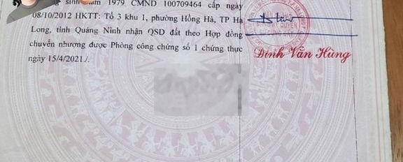 Chính chủ bán mảnh đất 100m2 sau công an tỉnh, Tp Hạ Long, Quảng Ninh -02