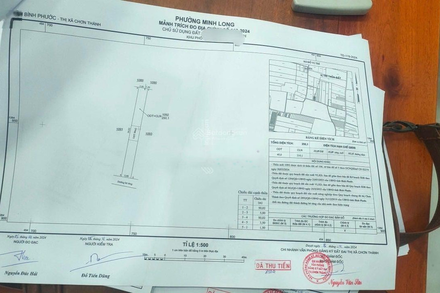 Đất Bình Dương - mặt tiền đường nhựa: 250m2 giá 400 tr: LH 0973 675 *** -01