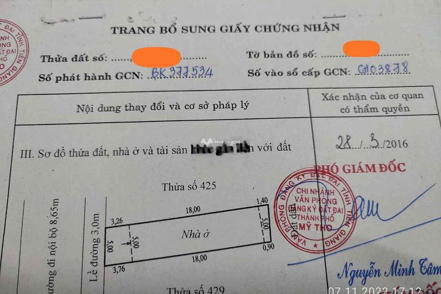 Giá 3.35 tỷ bán nhà có diện tích chính 112m2 vị trí mặt tiền ngay ở Phùng Há, Tiền Giang cám ơn quý khách đã đọc tin-01