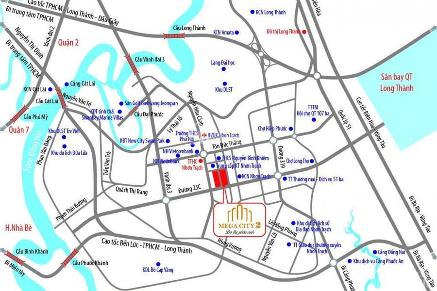 Ở Mega City 2 bán đất 1.25 tỷ Đường 25C, Phú Hội diện tích thực 90m2-01