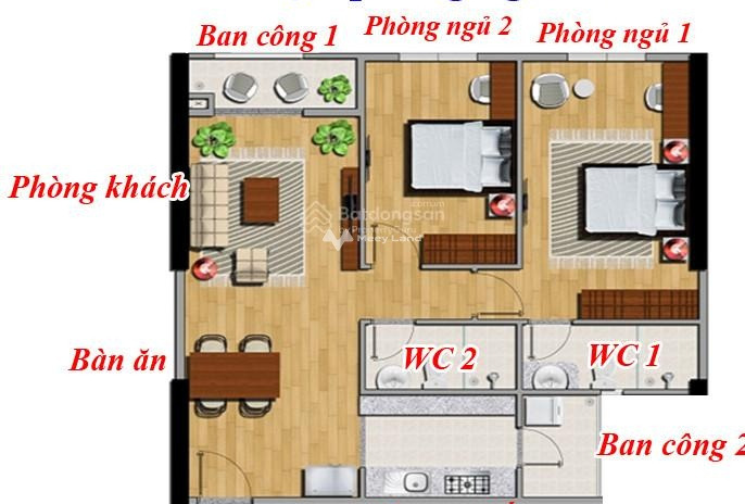 Bán căn hộ vị trí tốt đặt nằm ngay Võ Văn Kiệt, Phường 16, tổng quan căn hộ có 2 PN, 2 WC vị trí trung tâm