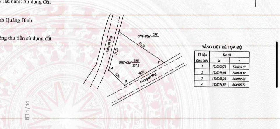 Bán đất thành phố Đồng Hới tỉnh Quảng Bình giá 1.6 tỷ-1