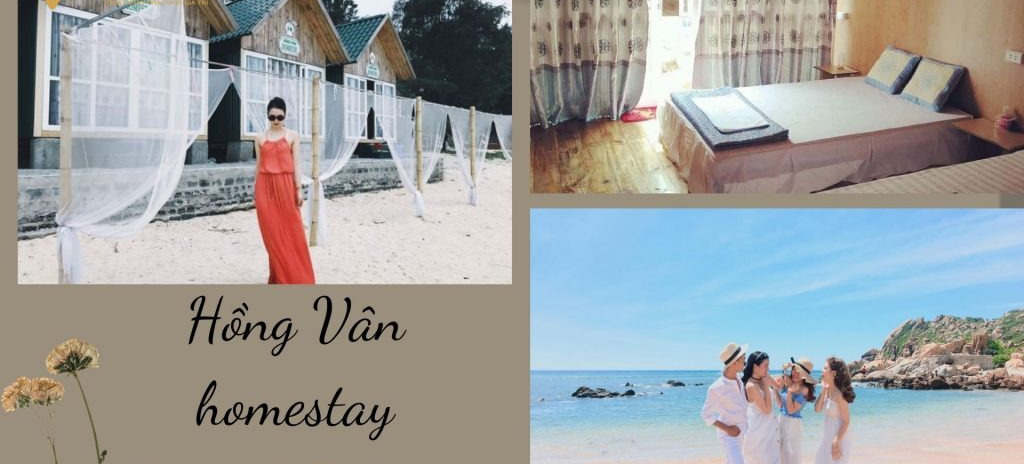 Cho thuê Hồng Vàn homestay Cô Tô, Quảng Ninh với những căn nhà gỗ tọa lạc bên bờ biển
