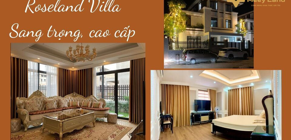 Cho thuê căn Roseland Villa Hạ Long 5 phòng ngủ, nội thất cao cấp