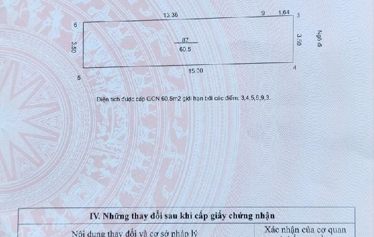 Cần bán nhà riêng huyện Sóc Sơn diện tích 60m2