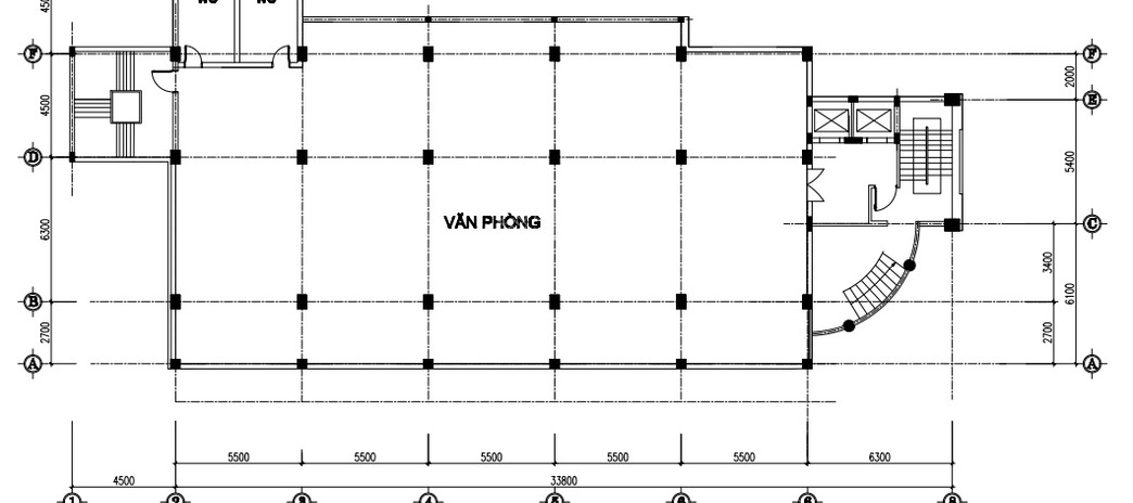 Mặt tiền tọa lạc tại Hai Bà Trưng, Hà Nội cho thuê sàn văn phòng Diện tích nền 420m2