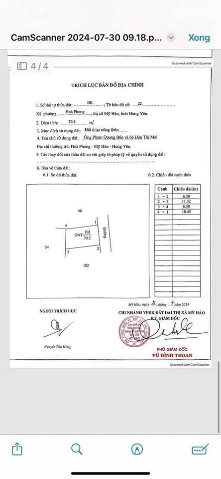 Bán đất huyện Phúc Thọ thành phố Hà Nội giá 1.1 tỷ-1