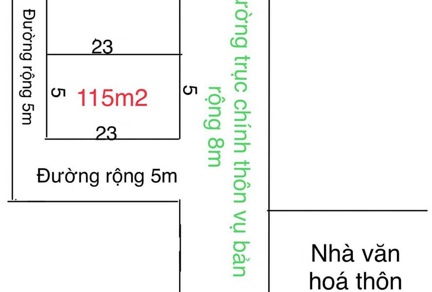 Chỉ 1 tỷ sở hữu siêu phẩm 115m2 trục chính kinh doanh đường liên thôn-01