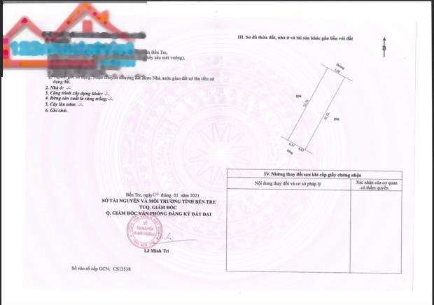 540 triệu bán đất có diện tích thực là 107m2 tọa lạc ngay Thạnh Phú, Thạnh Phú-01