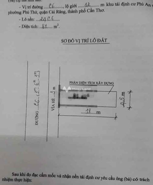 Giá bán tốt bất ngờ chỉ 1.85 tỷ, Bán đất diện tích vừa phải 81m2 vị trí thuận lợi tại Đường C6, Cần Thơ hỗ trợ pháp lý-01