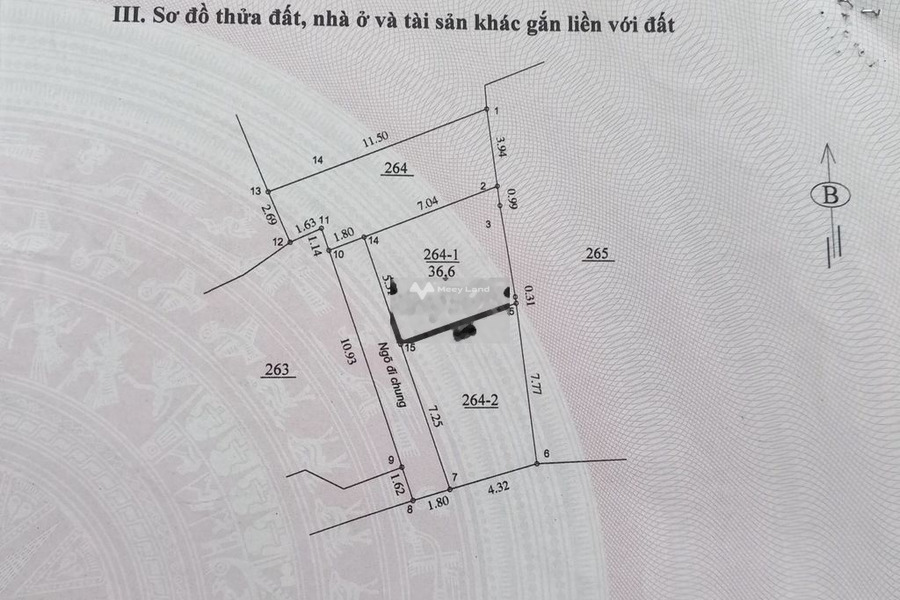 Hà Đông, Hà Nội 1.6 tỷ bán đất, hướng Tây Nam diện tích chung là 36.6m2-01