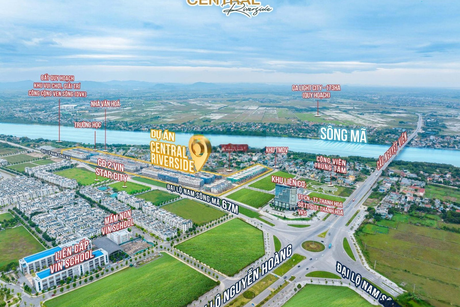 Dự án Biên Hòa Riverside, bán căn hộ vị trí đẹp Đại Lộ Nam Sông Mã, Thanh Hóa diện tích chuẩn 80m2-01